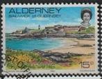 Alderney Michel 9, Verzenden, Gestempeld