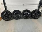 18" Mini Countryman JCW Winterset zwart 205/55 R18, Ophalen, 18 inch, Gebruikt, Banden en Velgen