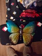 Decoratieve metalen vlinder wanddecoratie, Ophalen, Gebruikt