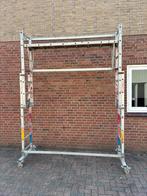 Schuifsteiger te koop met een werkhoogte van 4 meter., Ophalen, Gebruikt, Rolsteiger of Kamersteiger, 2 tot 5 meter
