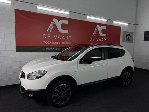 Nissan Qashqai 1.6 360 - NAVI/PANODAK/LEER/CAM/TREKHAAK/NAP, Auto's, Nissan, Bedrijf, Te koop, Qashqai, 360° camera, ABS, Achteruitrijcamera