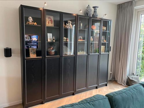 6x billy oxberg vitrine deuren ikea, Huis en Inrichting, Kasten | Boekenkasten, Zo goed als nieuw, Minder dan 100 cm, 25 tot 50 cm
