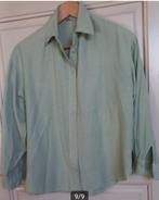 Linnen blouse Stradivarius L mintgroen, Maat 42/44 (L), Ophalen of Verzenden, Zo goed als nieuw, Stradivarius