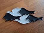2x Vogel en 3x Vis schaaltjes M.C. Escher model., Huis en Inrichting, Keuken | Servies, Ophalen of Verzenden, Overige stijlen
