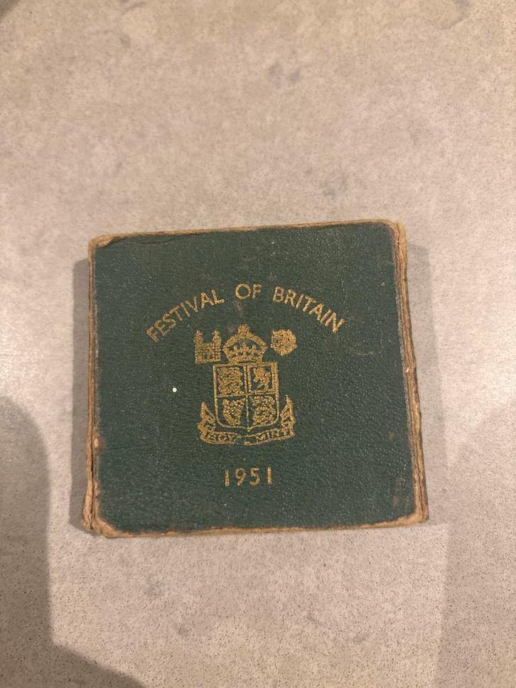 1951 Engelse Five Shillings - Festival of Britain, Postzegels en Munten, Munten | Europa | Niet-Euromunten, Ophalen of Verzenden