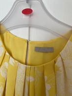 Gele jurk met bloemen, Kleding | Dames, Jurken, H&M, Geel, Zo goed als nieuw, Knielengte