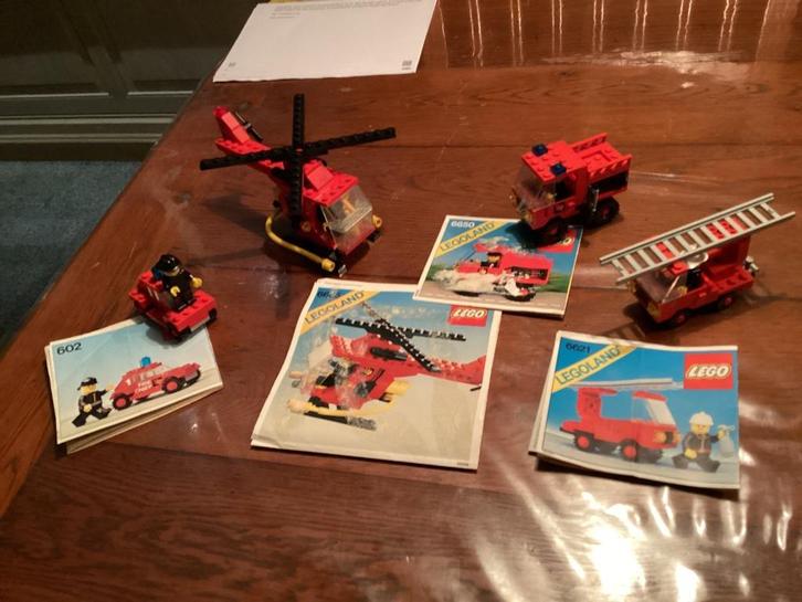Legoland brandweer sets, Kinderen en Baby's, Speelgoed | Duplo en Lego, Gebruikt, Lego, Complete set, Ophalen of Verzenden