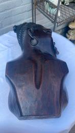 Mooie handgemaakte houten afrikaanse buste van mooie vrouw, Antiek en Kunst, Kunst | Beelden en Houtsnijwerken, Ophalen of Verzenden