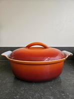 Oranje Dru braadpan / ovenschaal - Made in Holland, Antiek en Kunst, Antiek | Keramiek en Aardewerk, Ophalen of Verzenden