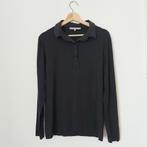 Sylver zwarte polo met lange mouwen maat 40, Maat 38/40 (M), Sylver, Verzenden, Zwart