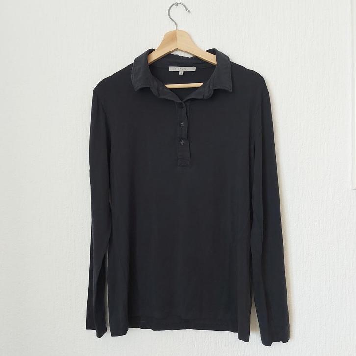 Sylver zwarte polo met lange mouwen maat 40, Kleding | Dames, T-shirts, Nieuw, Maat 38/40 (M), Zwart, Lange mouw, Verzenden