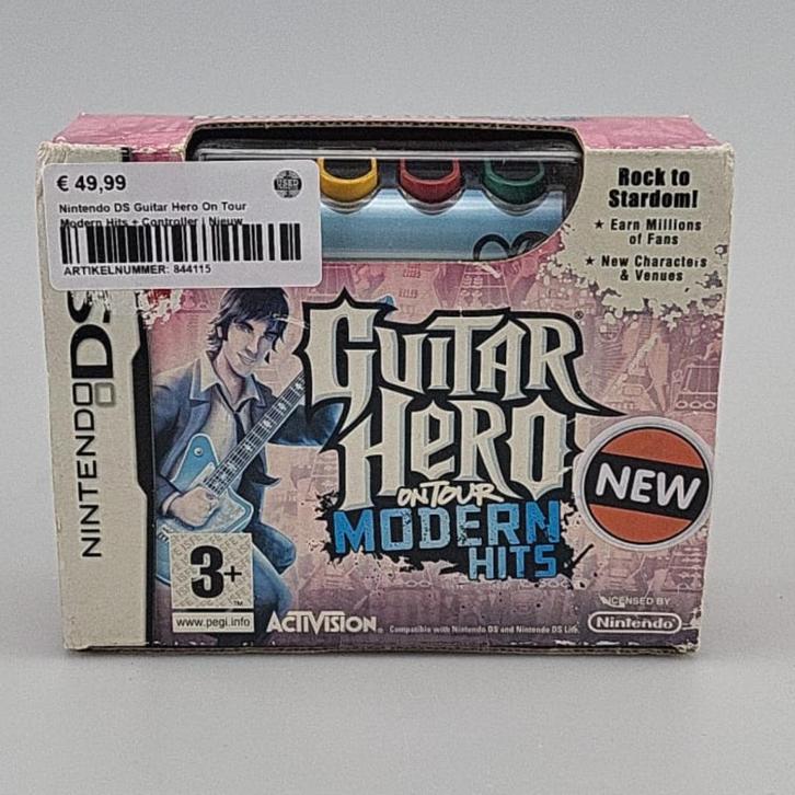 Nintendo DS Guitar Hero On Tour Modern Hits + Controller | N, Spelcomputers en Games, Games | Nintendo DS, Nieuw