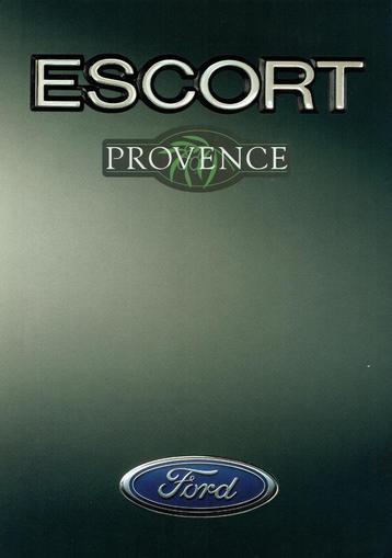 Folder Ford Escort Provence (1993) beschikbaar voor biedingen
