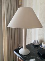 Mooie roomwitte schemerlamp met marmerlook voet, Ophalen, Zo goed als nieuw, 50 tot 75 cm