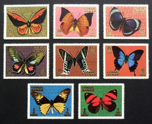 Ajman - serie vlinders 1971 Postfris, Postzegels en Munten, Postzegels | Thematische zegels, Postfris, Dier of Natuur, Ophalen of Verzenden
