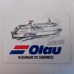 Leuke oude sticker.  Olau. Vlissingen-scheerness.  DOEOEN., Verzamelen, Ophalen of Verzenden, Zo goed als nieuw, Overige typen