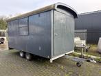 Te koop snelverkeer schaftwagen / bouwkeet tandemasser, Doe-het-zelf en Verbouw, Bouwketen en Schaftketen, Ophalen, Gebruikt