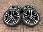 19 inch originele BMW 3 F30 F31 4 F36 velgen + banden 704M, Gebruikt, Banden en Velgen, Personenwagen, Ophalen