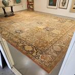 Handgeknoopt Perzische Tabriz Tabatabai 430 x 330 cm, Crème, 200 cm of meer, 200 cm of meer, Rechthoekig