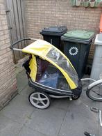 Fietskar, Fietsen en Brommers, Fietsaccessoires | Aanhangers en Karren, Kidcar, Gebruikt, Opvouwbaar, 60 tot 80 kg