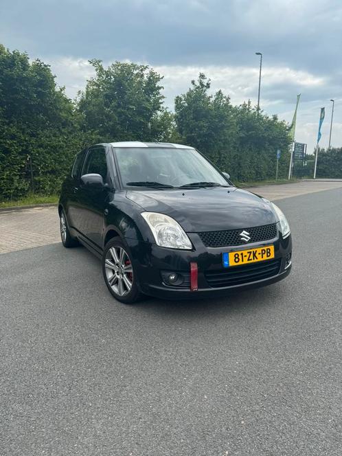 Suzuki Swift 1.5 3D 2008 Zwart, Auto's, Suzuki, Particulier, Swift, Airbags, Alarm, Bluetooth, Elektrische ramen, Keyless entry