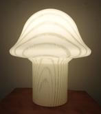 Vintage Peill & Putzler mushroom tafellamp groot model Zebra, Minder dan 50 cm, Gebruikt, Ophalen, Vintage mushroom design tafellampen Mid-Century modern