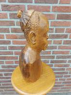 2 houten beelden, Antiek en Kunst, Kunst | Beelden en Houtsnijwerken, Ophalen