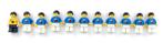Lego Shell no. 3305+3306: voetballers, 10 spelers + 1 keeper, Ophalen of Verzenden, Gebruikt, Complete set, Lego