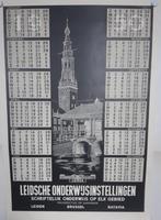 Originele Kalendar Leidsche Onderwijsinstellingen Batavia, Verzenden, A1 t/m A3, Reclame, Rechthoekig Staand