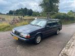 Volvo 940 2.3 HPT 1997, Zwart, 4 cilinders, Blauw, Leder en Stof