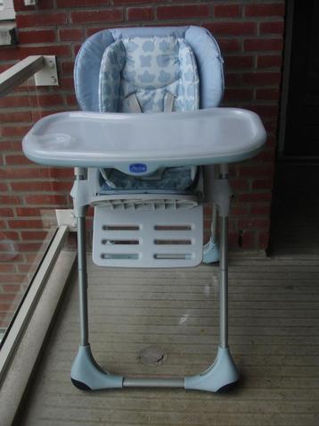 CHICCO  kinderstoel,  inklapbaar,  met tuigje,  blauw beschikbaar voor biedingen