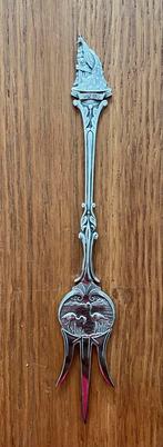 Cakevork cakeprikker vintage oud pauw, Antiek en Kunst, Verzenden