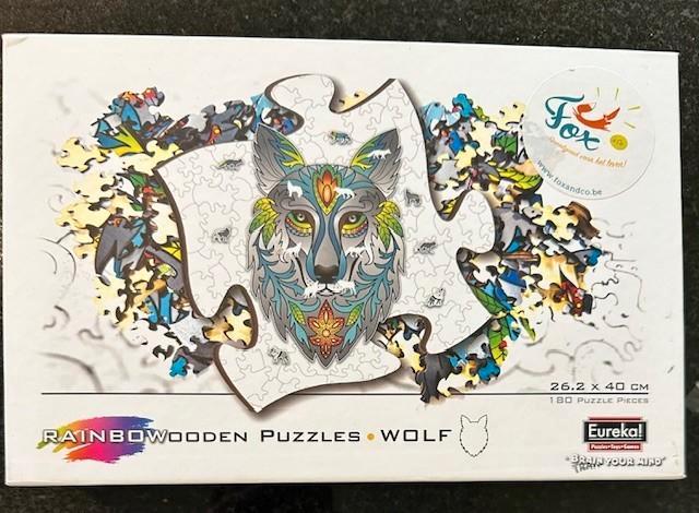 Rainbowooden puzzles WOLF , nog nieuw (Sp280), Kinderen en Baby's, Speelgoed | Kinderpuzzels, Nieuw, 6 jaar of ouder, Meer dan 50 stukjes