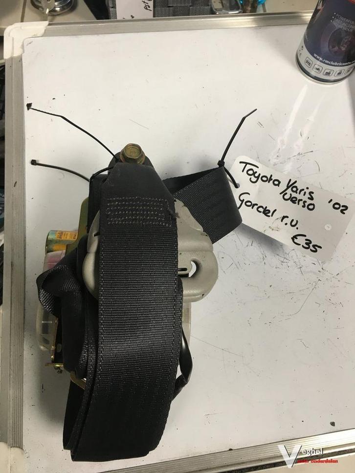 Toyota Yaris Verso 2002 Gordel Rechtsvoor, Auto-onderdelen, Interieur en Bekleding, Gebruikt, Ophalen of Verzenden