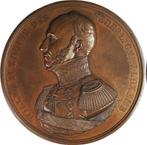 1849 Overlijden van Koning Willem II der Nederlanden, Postzegels en Munten, Penningen en Medailles, Ophalen of Verzenden, Brons