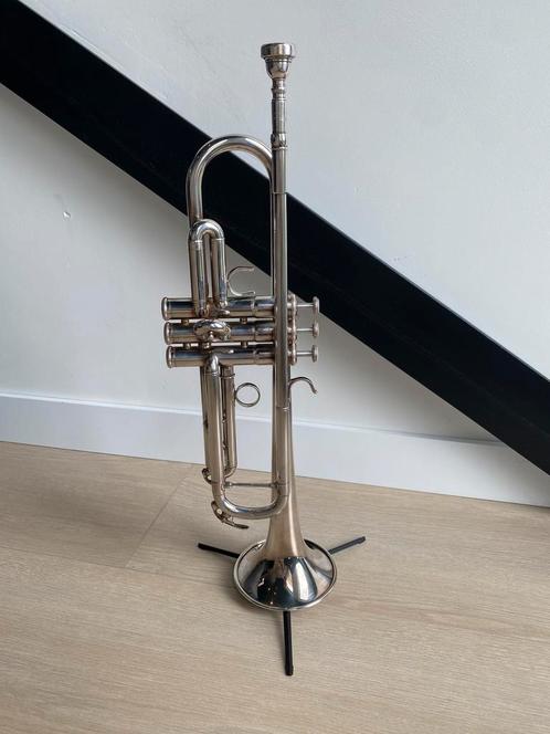Yamaha YTR-4335GII Trompet – Zilver Gelakt 1 jaar garantie, Muziek en Instrumenten, Blaasinstrumenten | Trompetten, Gebruikt, Bes-trompet