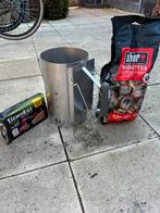 Fire starter briketten en aanmaakblokjes, Tuin en Terras, Barbecue-accessoires, Ophalen, Zo goed als nieuw