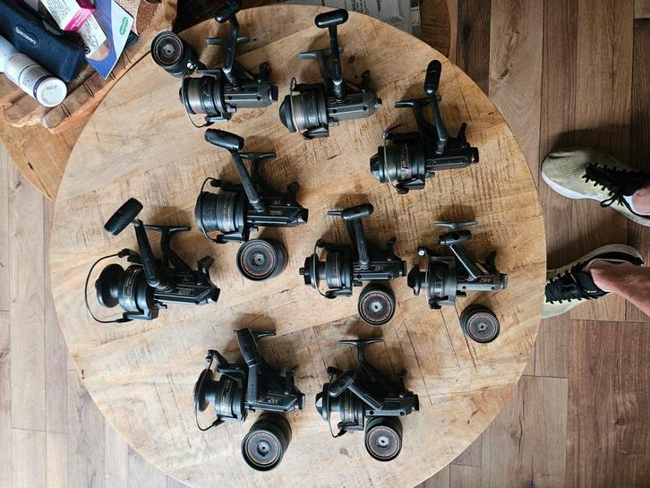 Collectie oer baitrunners van Shimano ( Seaspins ), Watersport en Boten, Hengelsport | Karpervissen, Gebruikt, Molen, Ophalen