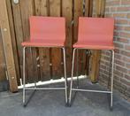 Twee barkrukken - Ikea - Bernhard, Huis en Inrichting, Barkrukken, Ophalen, Gebruikt, Met voetsteun, 60 tot 90 cm