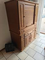 Eiken computer kast, Huis en Inrichting, Kasten | Computermeubels, Ophalen, Zo goed als nieuw, 120 tot 170 cm