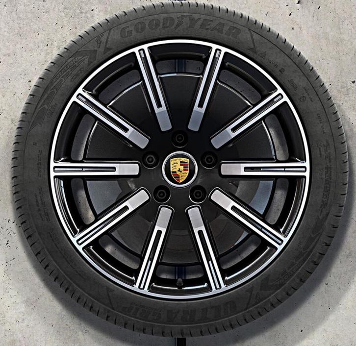 20 inch Taycan Sport Aero velgen (winter set), Auto-onderdelen, Banden en Velgen, Velg(en), Winterbanden, 20 inch, 285 mm, Personenwagen