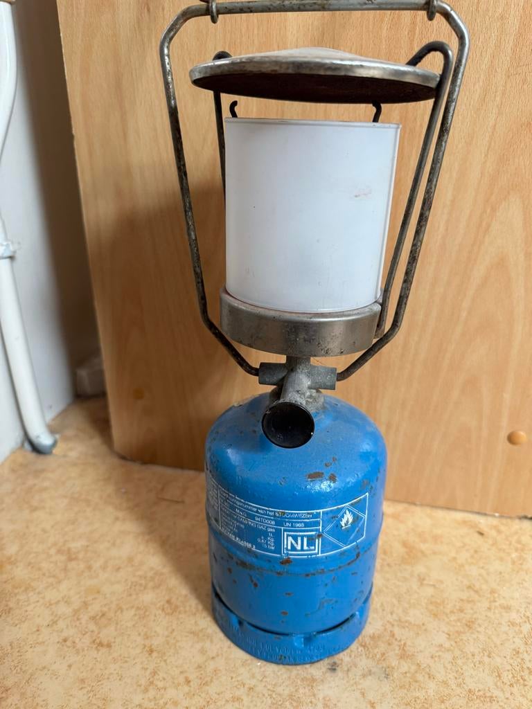 Vintage Gaslamp - Sfeervolle Verlichting, Ophalen, Gebruikt