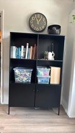 Vakkenkast Karwei zwart, Huis en Inrichting, Ophalen, Gebruikt, Minder dan 150 cm, 150 tot 200 cm
