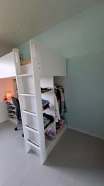 Ikea Småstad hoogslaper met bureau opbergkast en kledingkast, Ophalen, Gebruikt, Eenpersoons, 200 cm