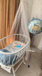 Baby wieg wit incl klamboe, Ophalen, Zo goed als nieuw, Wieg