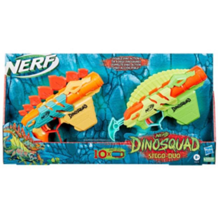 Nerf: Dinosquad: Stego-Duo, Kinderen en Baby's, Speelgoed | Overig, Nieuw, Jongen of Meisje, Ophalen of Verzenden