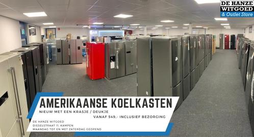 Amerikaanse Koelkast Samsung LG Hisense ETNA Siemens SMEG, Witgoed en Apparatuur, Koelkasten en IJskasten, Nieuw, Met aparte vriezer