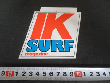 sticker IK surf magazine  beschikbaar voor biedingen