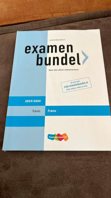 Examenbundel havo Frans 2023/2024 beschikbaar voor biedingen