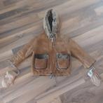 Bruine winterjas Bambino speciale,Leather collection, Kinderen en Baby's, Babykleding | Maat 86, Ophalen of Verzenden, Zo goed als nieuw